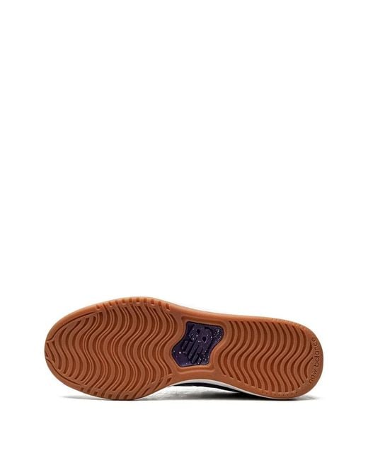 New Balance Purple Numeric 420 Low-Top Sneakers