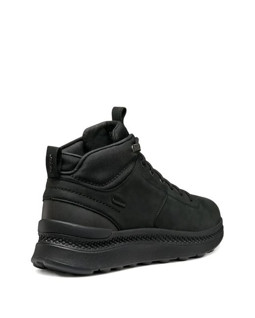 Geox Black Spherica Actif X2 Abx Lace-Up Fastening Boots for men