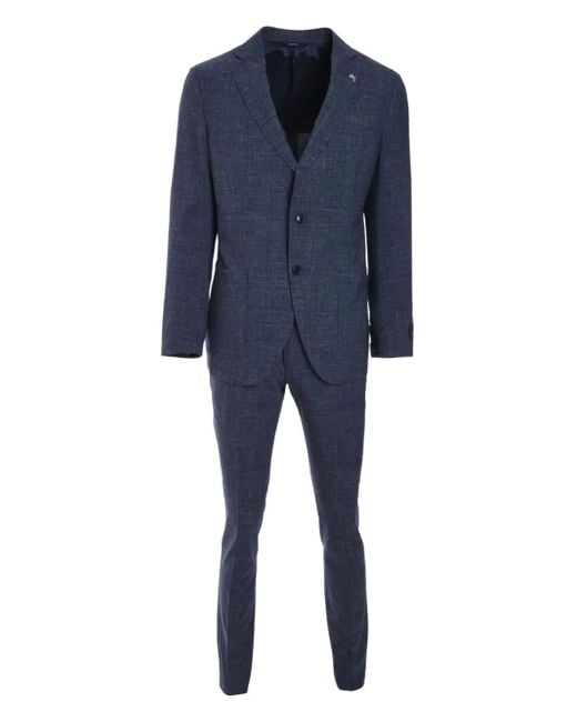 Costume À Veste À Simple Boutonnage Tombolini pour homme en coloris Blue