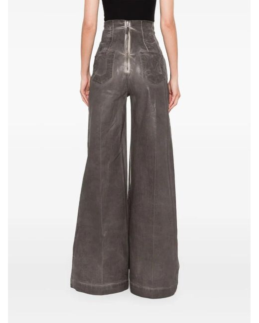 Rick Owens Gray Dirt Cooper Trousers