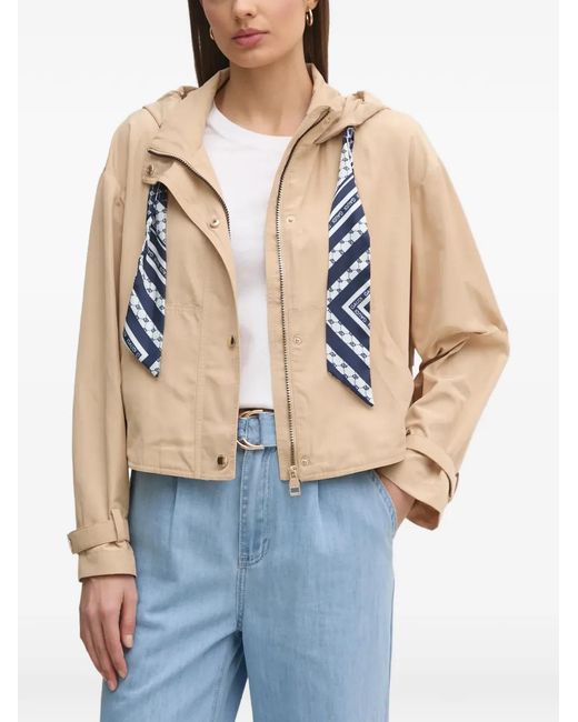 GAUDI Natural Hooded-Scarf Jacket
