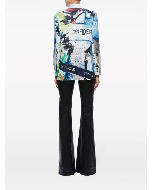 Camisa Denny con estampado gráfico de alice + olivia x Basquiat Alice + Olivia de color Multicolor