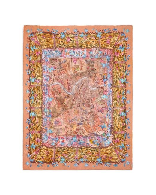 Faliero Sarti Pink X Paolo Fuimi Roma Scarf