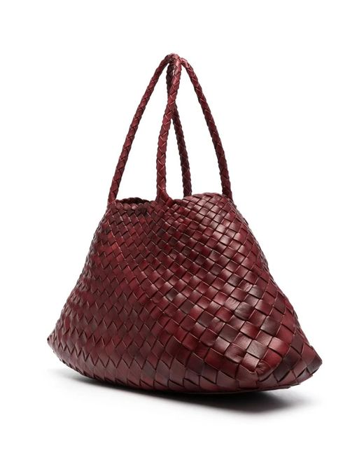Dragon Diffusion Red Large Santa Croce Shoulder Bag