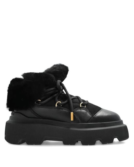 Inuikii Black Endurance Trekking Lace-Up Snow Boots