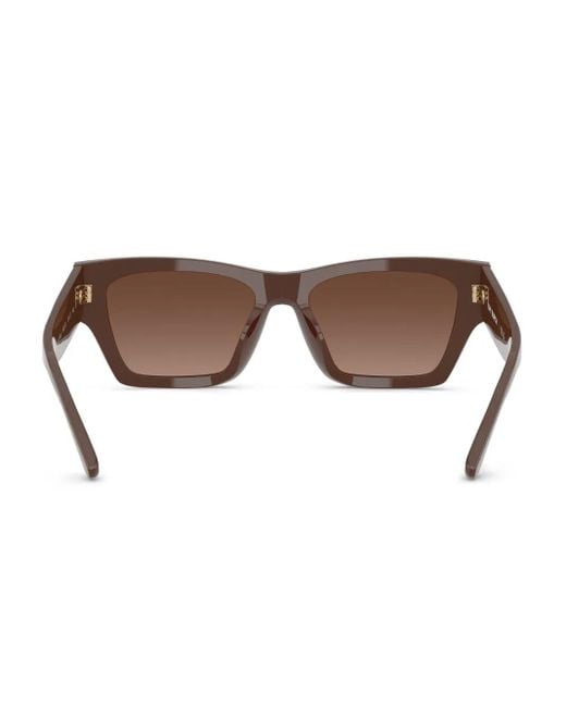 Tory Burch Brown Square-Frame Sunglasses