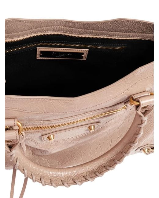 Balenciaga Pink Medium Le City Leather Tote Bag