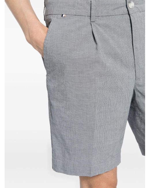 Shorts con pinces di Boss in Gray da Uomo