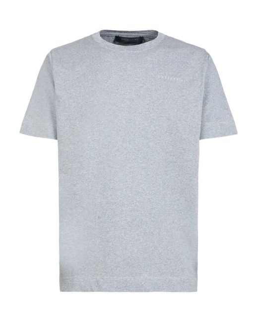 Gazzarrini x Michele Franzese Gray Cotton T-Shirt for men