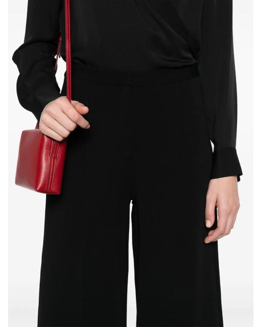 Theory Black High-Waisted Trousers