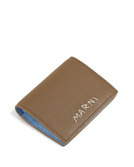 Marni Natural Bi-fold Leather Wallet