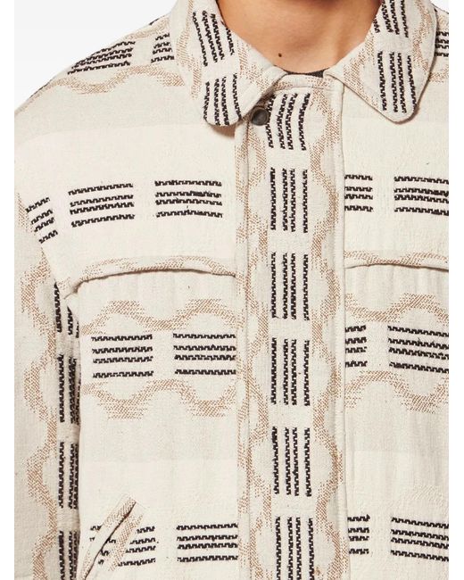 Isabel Marant Natural Deyis Patterned Jacket for men