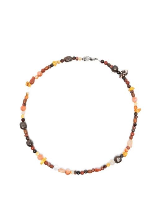 COLLANINE COLORATE Metallic Terra Beaded Necklace