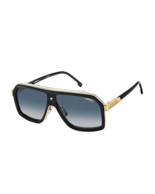 Carrera Blue Logo-Print Sunglasses for men