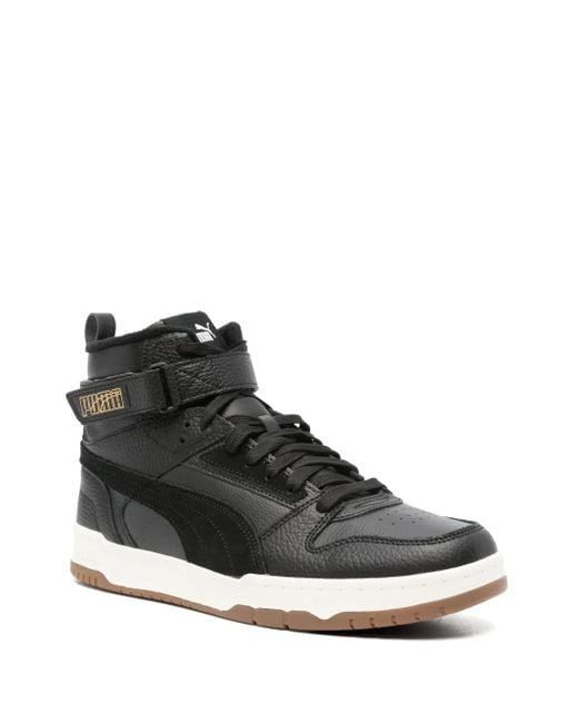 PUMA Black Rebound Sneakers