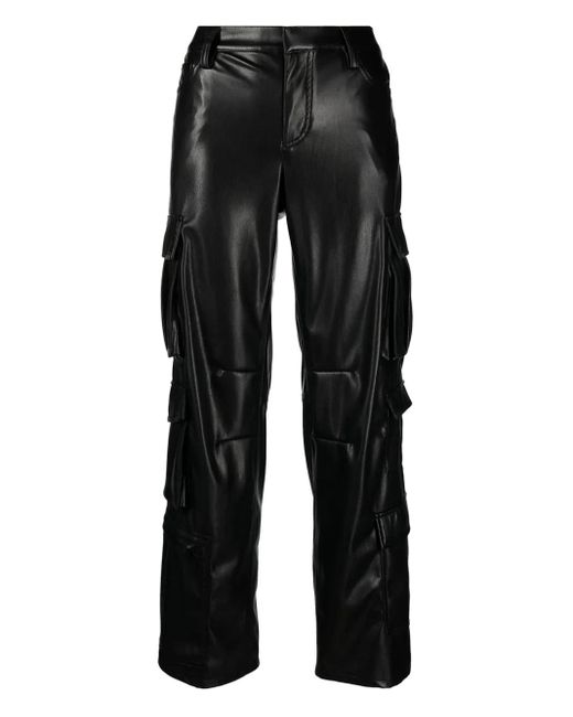 Alice + Olivia Black Luis Cargo Pants