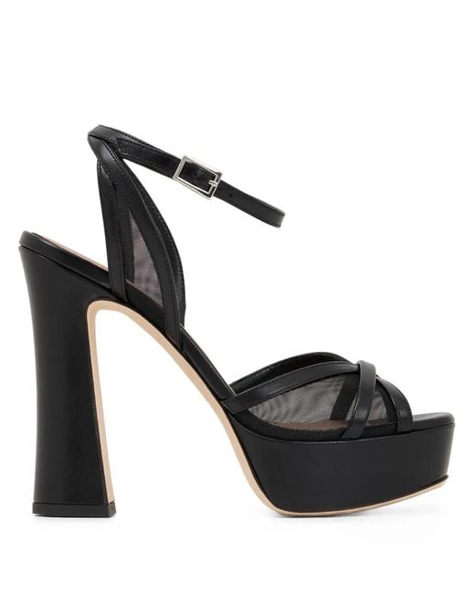 Malone Souliers Black 125Mm Sylvie Sandals