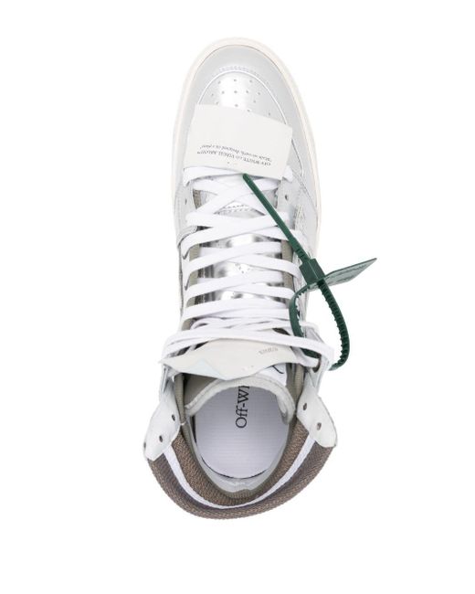 Off-White c/o Virgil Abloh 3.0 Off-court Metallic Sneakers in het White voor heren