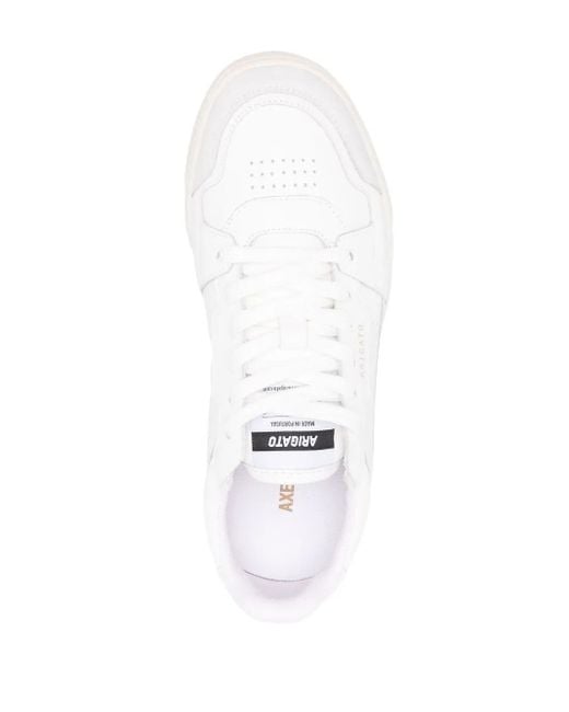 Axel Arigato White Contrasting Panel Sneakers With Removable Insole