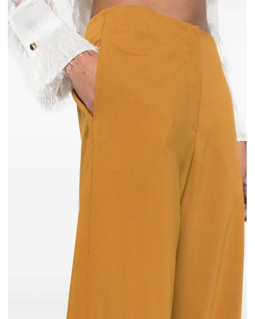 Forte_forte Yellow Crepe Trousers