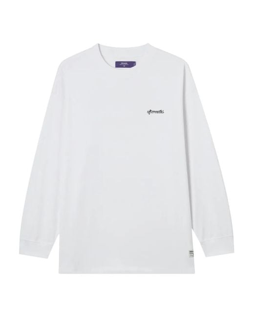 メンズ AFTERMATHS グラフィック ロングtシャツ White