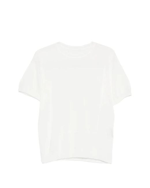 Issey Miyake White Short-Sleeves T-Shirt