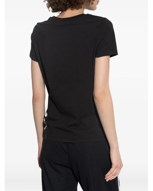 KENZO Tiger-print Cotton Top Black