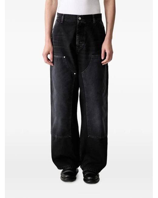 Carhartt Black Panelled Cargo Trousers