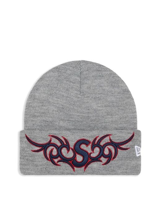 Supreme X New Era S Beanie Hat in Grey for Men | Lyst UK