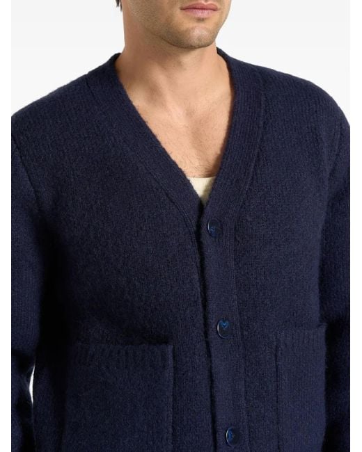 メンズ Manière De Voir Aldo Cardigan Blue