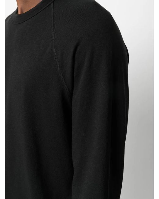 Sudadera De Algodón Supima James Perse de hombre de color Black