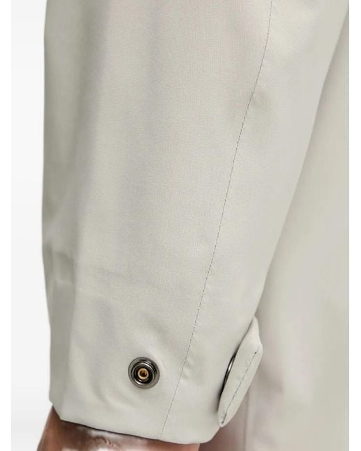 K-Way White Button-Fastening Storm Jacket for men