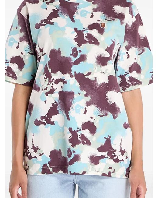 A Bathing Ape White Logo-Ptch T-Shirt