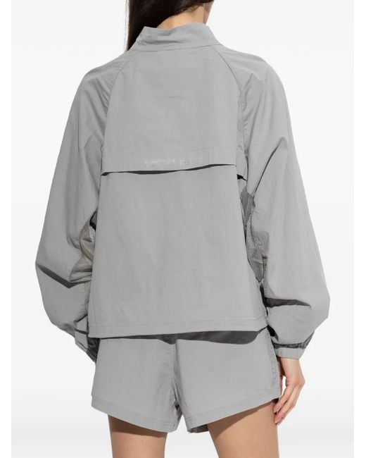 Rethinkit Studios Gray Mesh-Panel Jacket