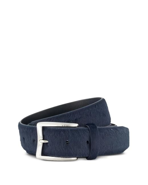Jacob Cohen Blue Leather Belt for men