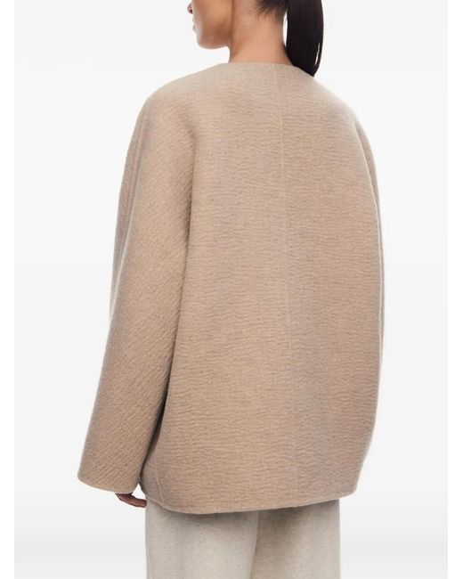 12 STOREEZ Natural Ripple Cashmere Jacket