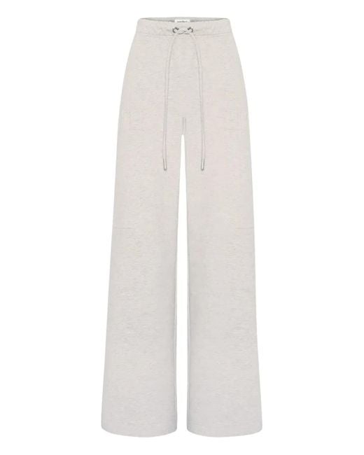 Jean Paul Gaultier White Drawstring-Cuffed Track Pants