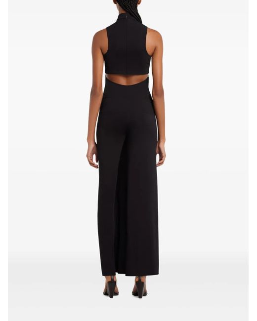 Courreges Black Mock-Neck Bodysuit