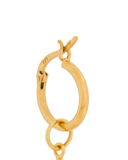 True Rocks White Star Hoop Earring