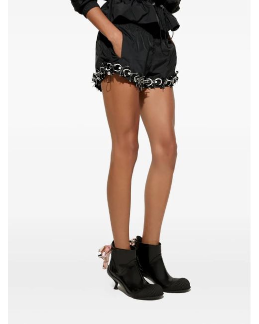 Emilio Pucci Shorts Met Verfraaide Afwerking in het Black