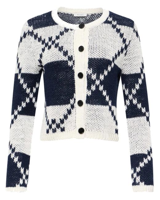 J.W. Anderson Blue Fairisle Cardigan