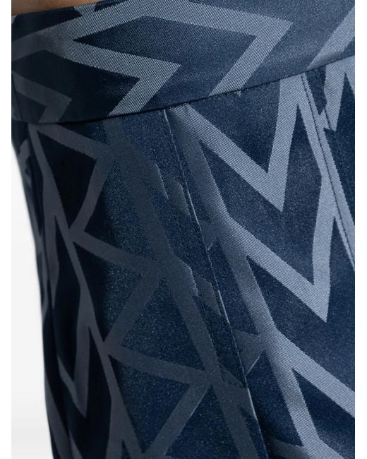 MICHAEL Michael Kors Blue Pleated Mini Skirt