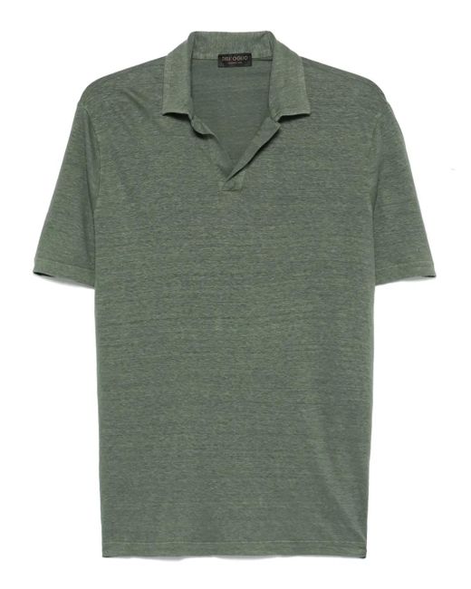 メンズ Dell'Oglio リネン Tシャツ Green