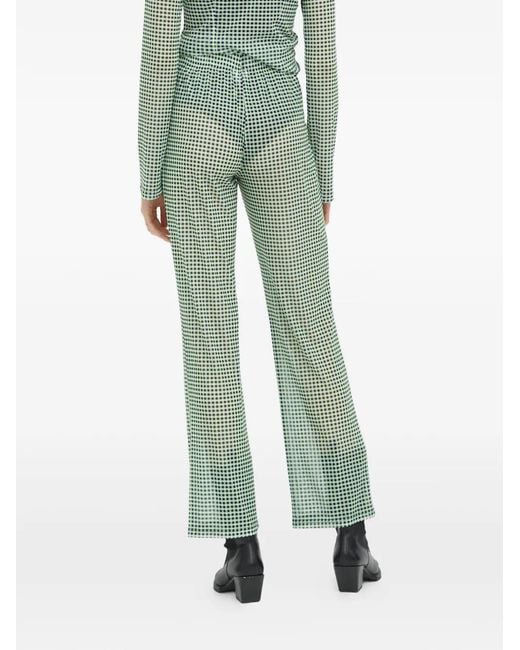 Résumé Green Checked Trousers
