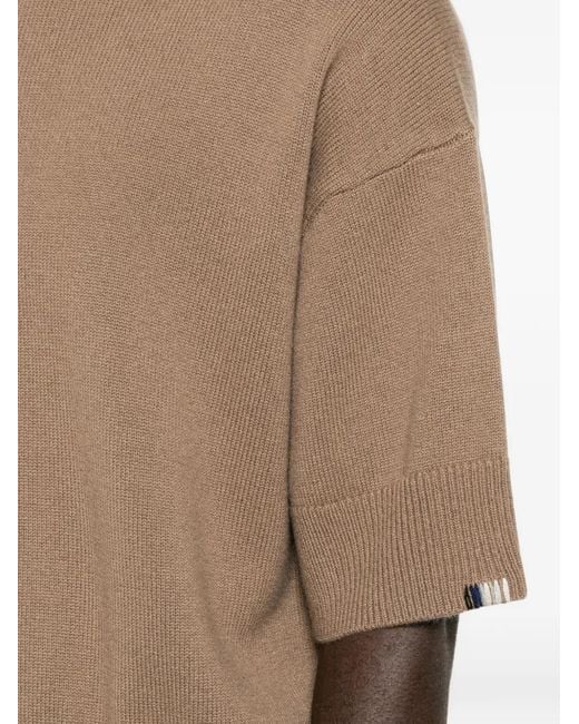 Extreme Cashmere Brown Sassie Cashmere V-Neck Sweater