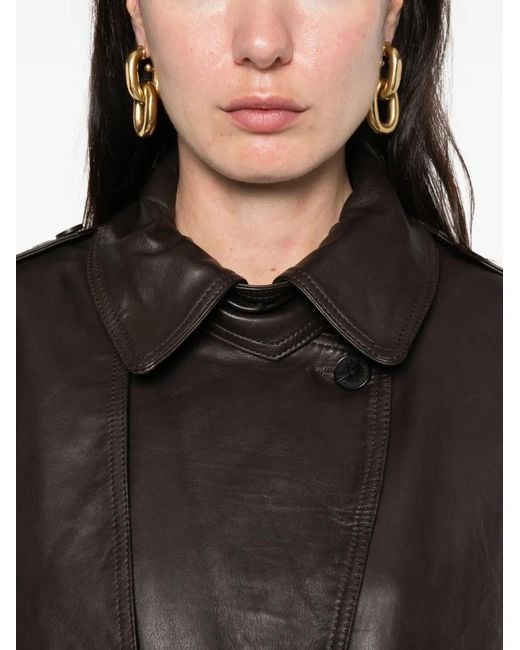ROTATE BIRGER CHRISTENSEN Black Leather Jacket