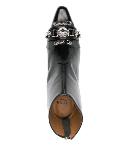 Toga Black Embellished Boots