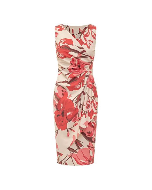 La Petite Robe Di Chiara Boni White Draped Floral Dress