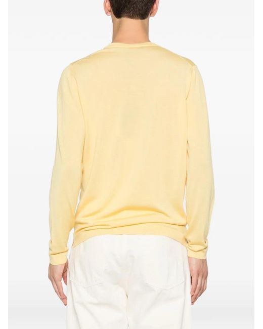 FILIPPO DE LAURENTIIS Natural Round-Neck T-Shirt for men