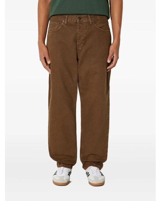 Carhartt Jeans mit Logo-Patch in Brown für Herren